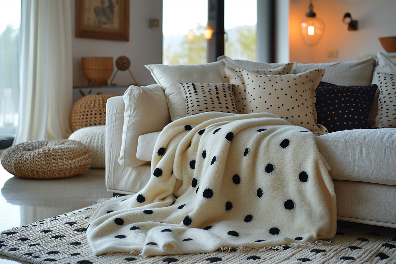 Créez une atmosphère accueillante chez vous avec les accessoires polka dot