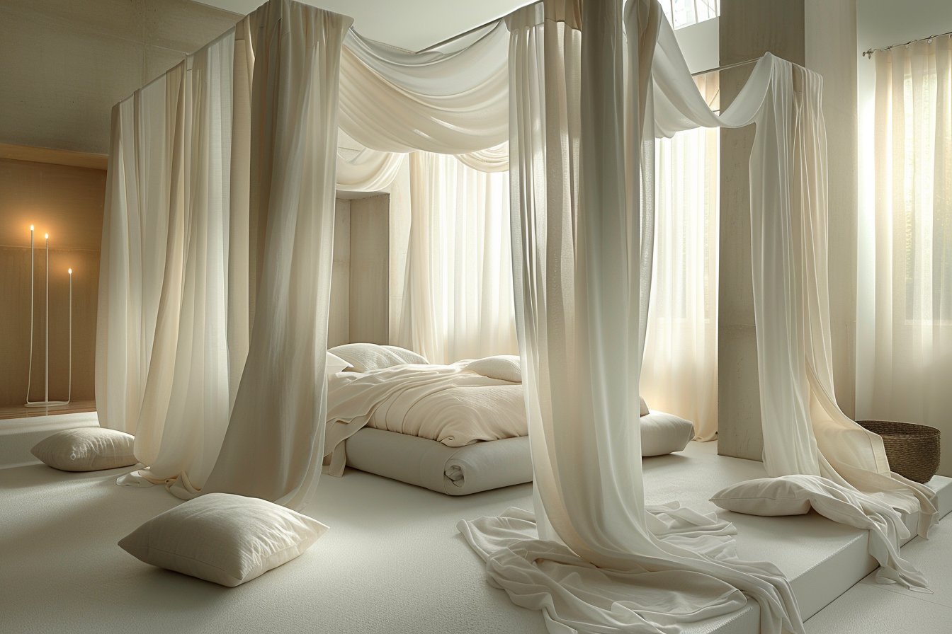 La renaissance des ciels de lit dans la décoration moderne