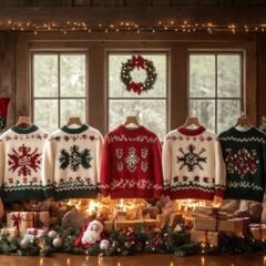 Transformez votre salon en cabane de Noël avec nos pulls rigolos