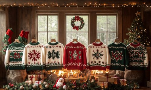 Transformez votre salon en cabane de Noël avec nos pulls rigolos